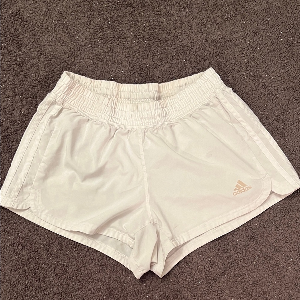 Adidas Women's “Aeroready” white Athletic Shorts